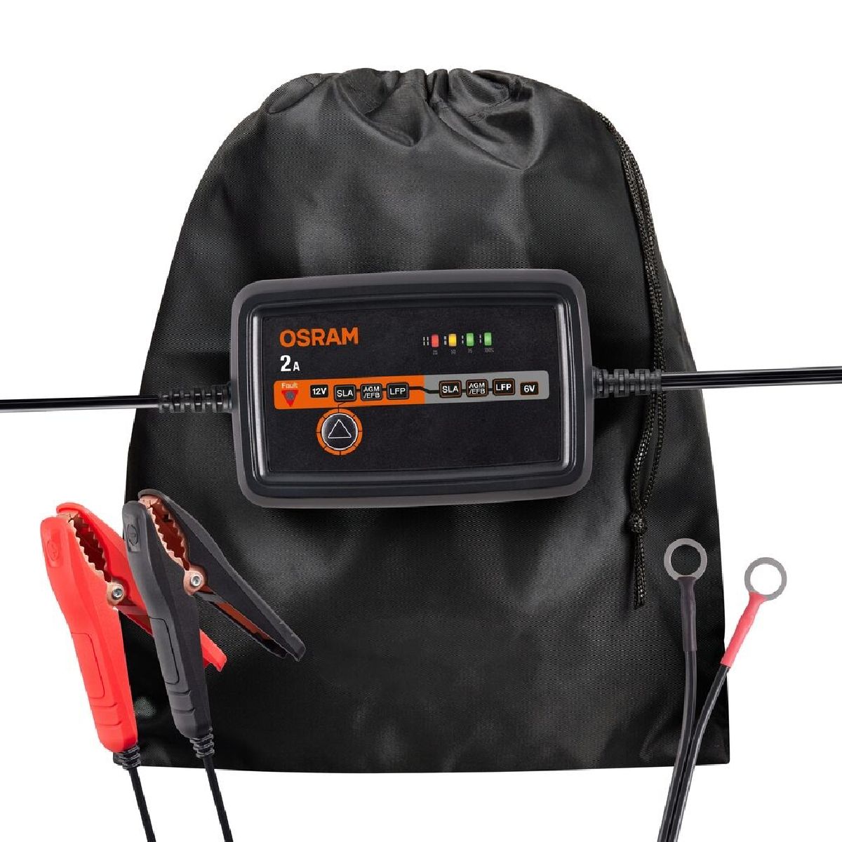 Osram Chargeur de batterie 2A/6-12V