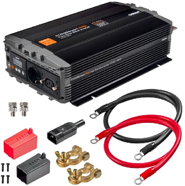 POWERinvert PRO Wechselrichter reiner Sinus/12V/1000W RCD/98A