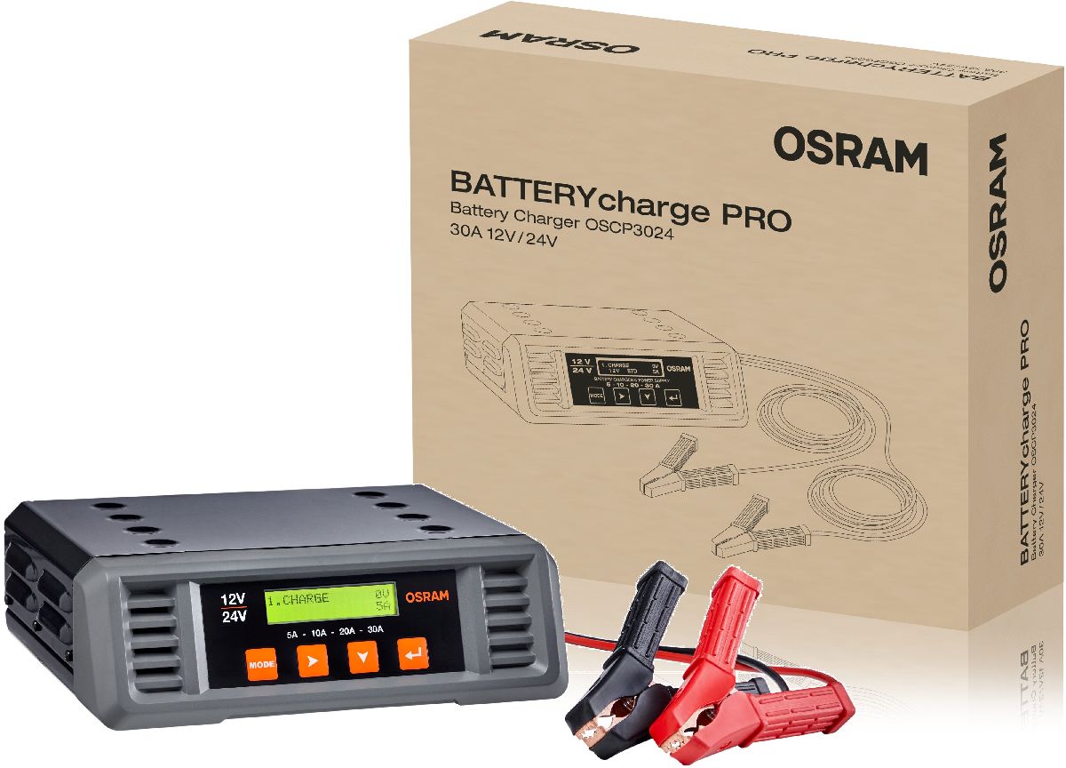 BATTERYcharge PRO Chargeur de batterie 12-24V / 30A