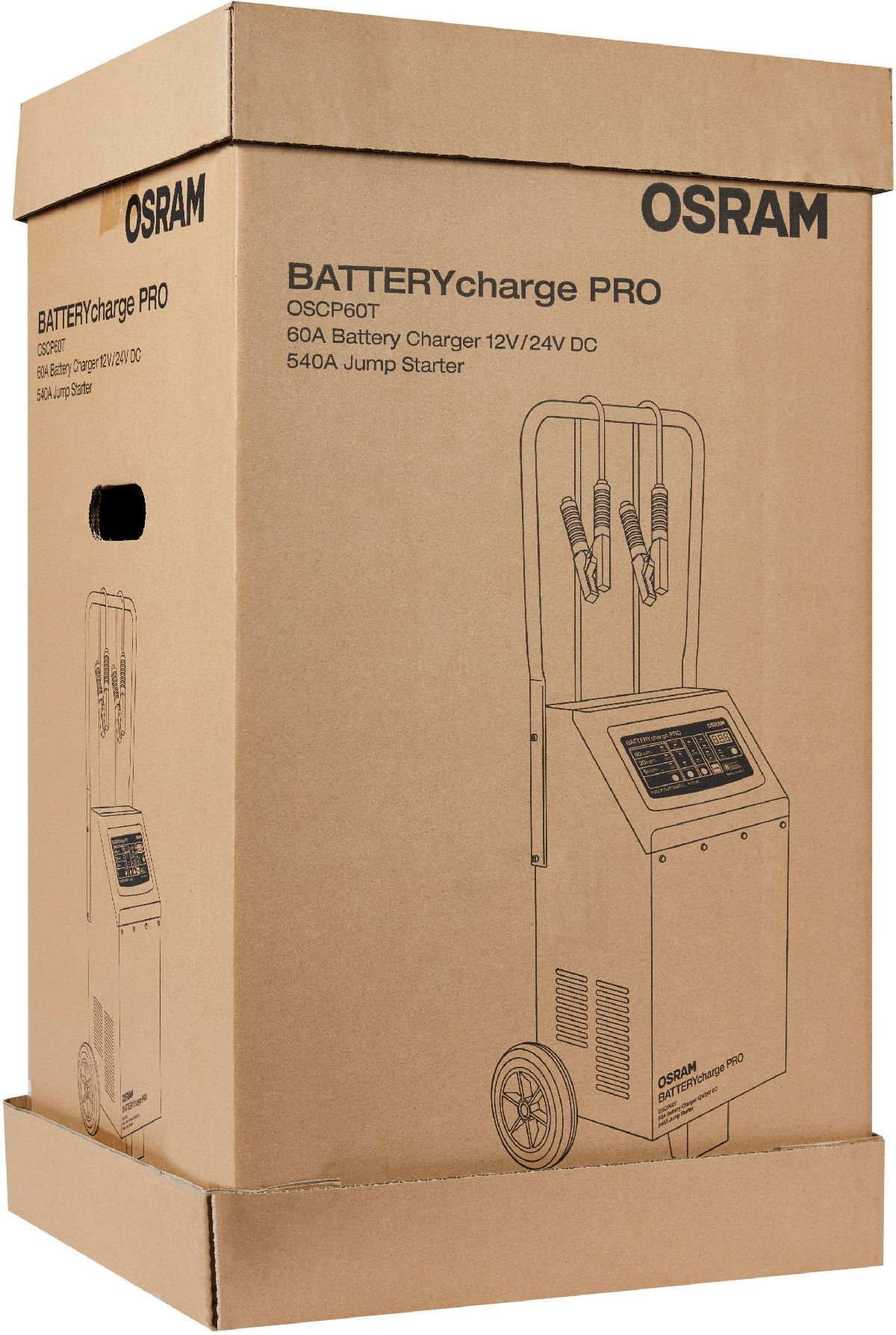 BATTERYcharge PRO Chargeur de batterie 12-24V / 60A