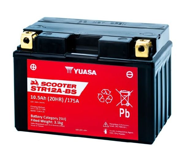 Scooter AGM 12V/10Ah/175A LxLxA: 150 // 87 // 105 // C:1