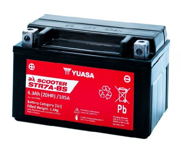Scooter AGM 12V/6Ah/105A LxLxH: 150 // 87 // 93 // C:1