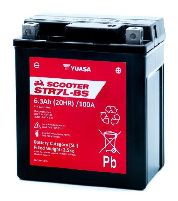 Scooter AGM 12V/6Ah/100A LxLxA: 115 // 72 // 132 // C:0