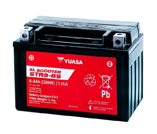 Scooter AGM 12V/8Ah/135A LxLxH: 152 // 87 // 107 // C:1