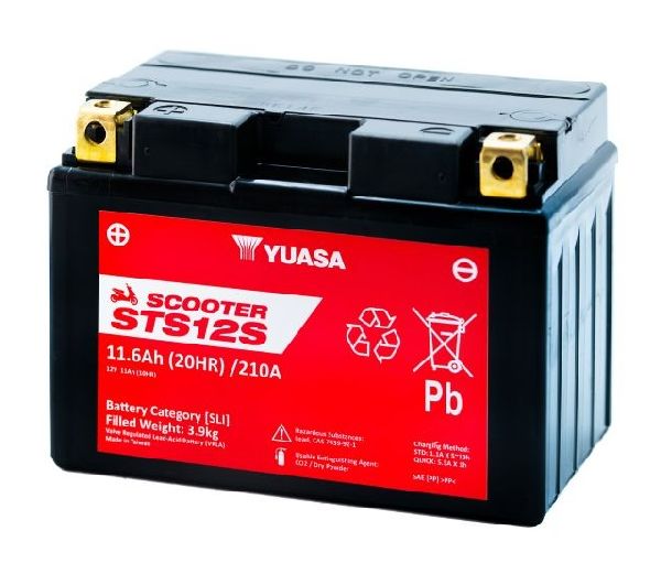 Scooter AGM 12V/11AH/210A LxLxH: 150 // 87 // 110 // C:1