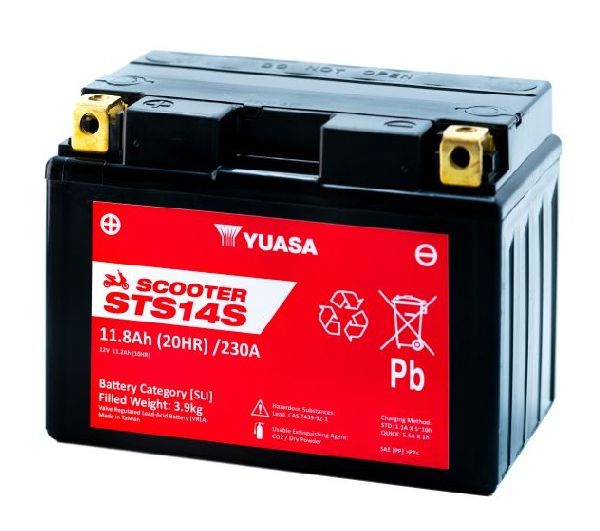 Scooter AGM 12V/11Ah/230A LxLxH: 150 // 87 // 110 // C:1