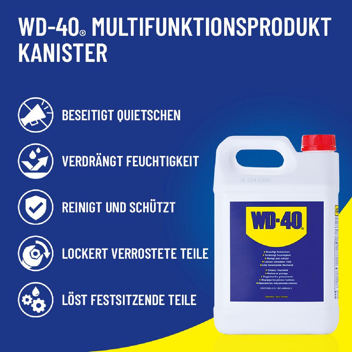 WD-40 Multifunktionsl Kanister 5 lt.