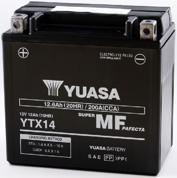 AGM 12V/12.6Ah/200A LxLxH: 150 // 87 // 145 // C:1