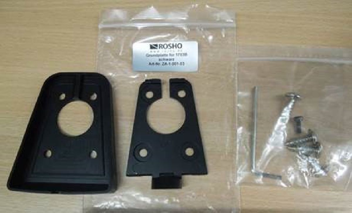 Grundplatte f&uuml;r 1703B, schwarz