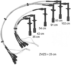 BERU Z&uuml;ndleitungssatz ZE 746