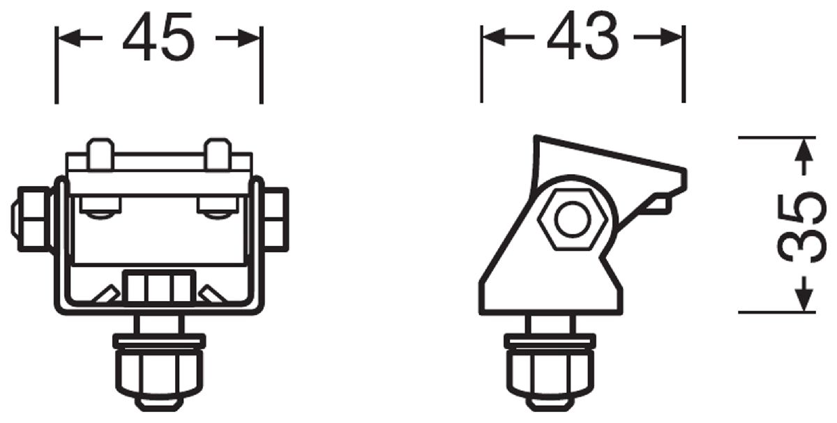 LEDriving Mounting Kit PX fr PX Serie