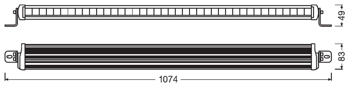 LEDriving Lightbar FX1000-CB SM Gen. 2 12-24V/8000Lumen/6000Kelvin