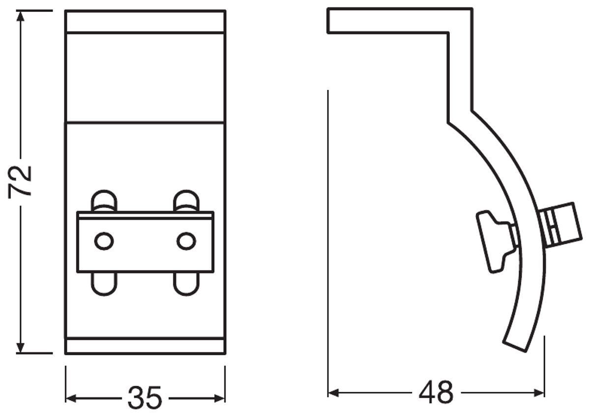 LEDriving Mounting Kit FX Gen. 2 Back Brackets