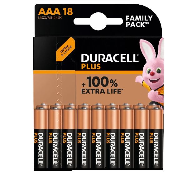 Duracell Batterie PLUS LR03 PLUS/AAA/MN2400P/Blister  18 Stk.