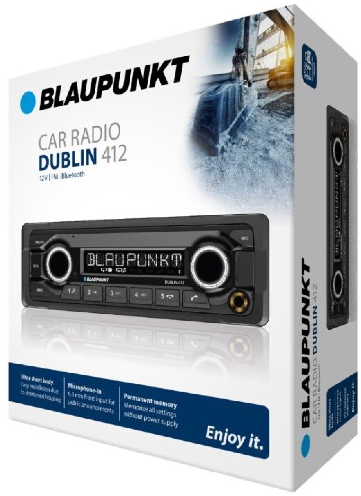 BLAUPUNKT Dublin 412 1 DIN DAB / BT 12 Volt