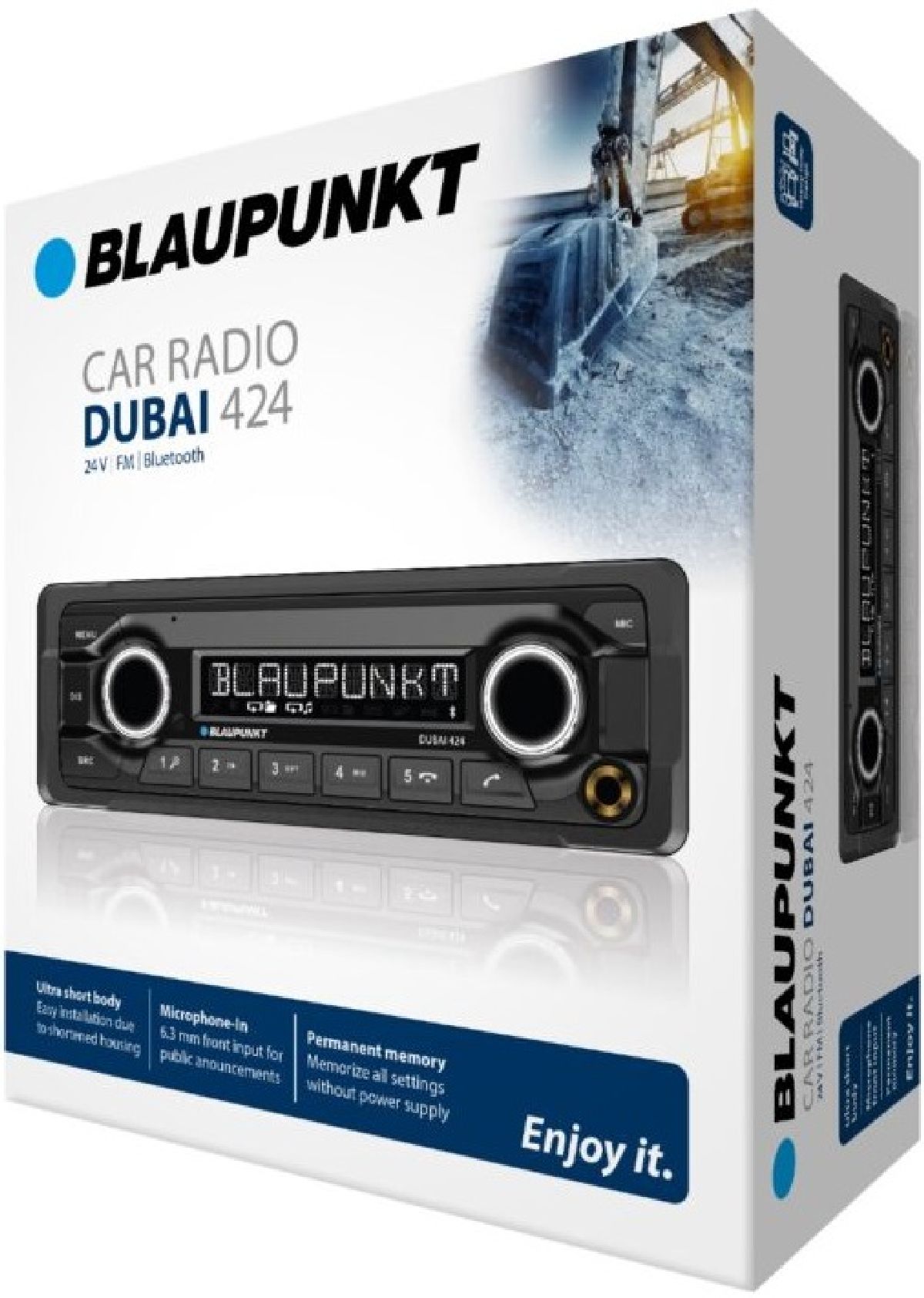 BLAUPUNKT DUBAI 424 DAB 1 DIN DAB/ BT 24 Volt