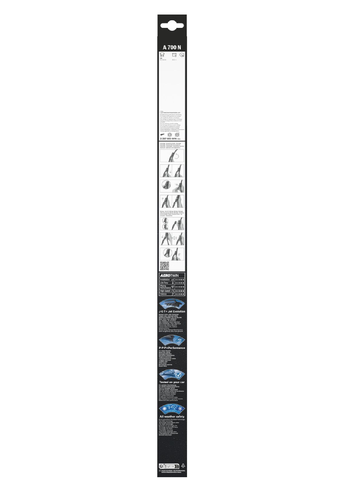 Balai Aerotwin paire 700/700mm