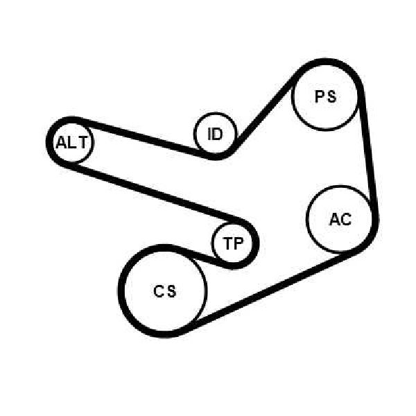 Keilrippenriemensatz 