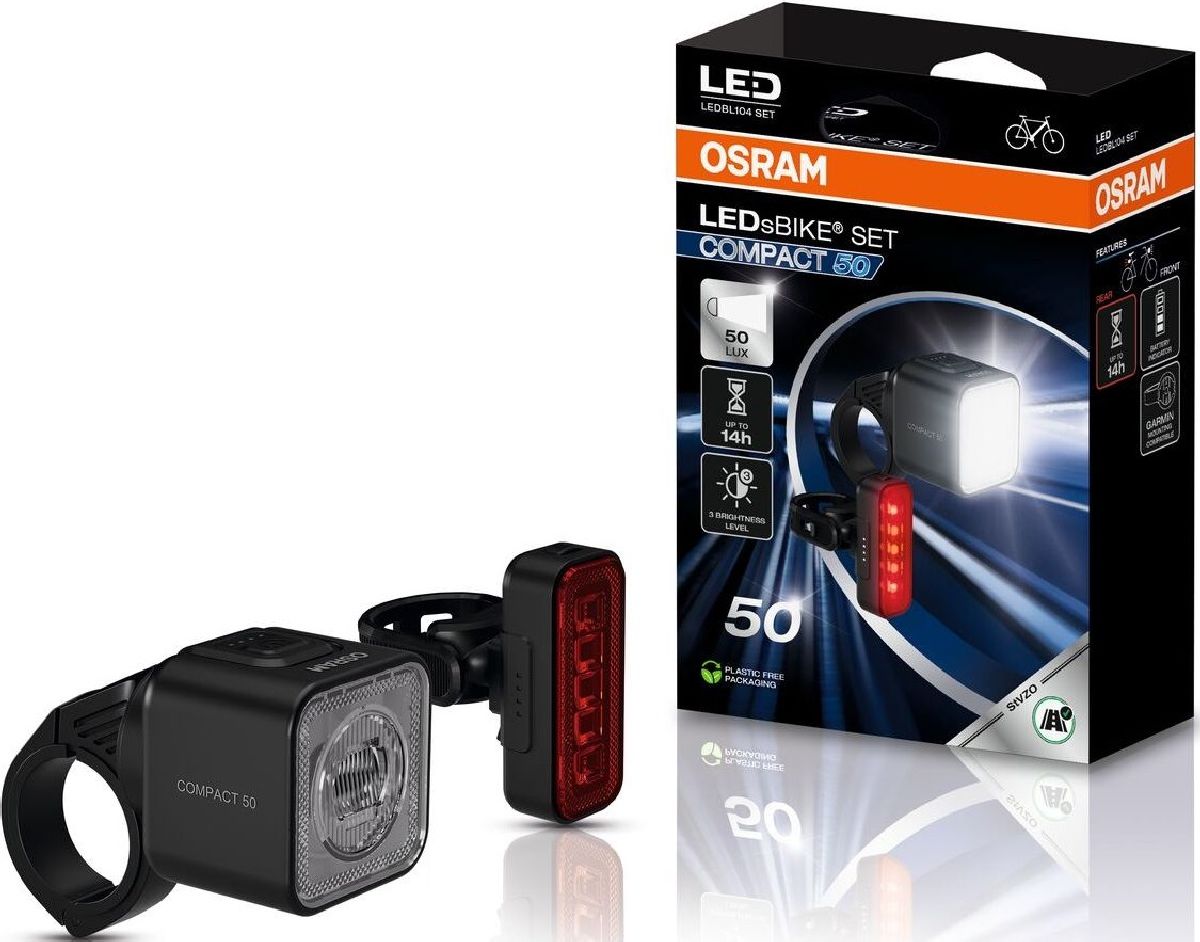 LEDsBIKE COMPACT 50 SET Fahrradleuchten-Set