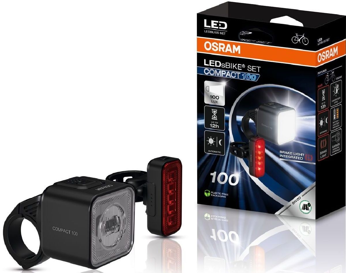 LEDsBIKE COMPACT 100 SET Fahrradleuchten-Set