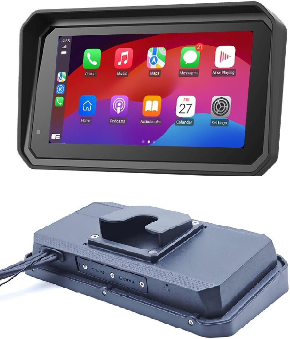 Motorrad-Carplay-Bildschirm, Android 6 Zoll,TPMS,Dual Kamera
